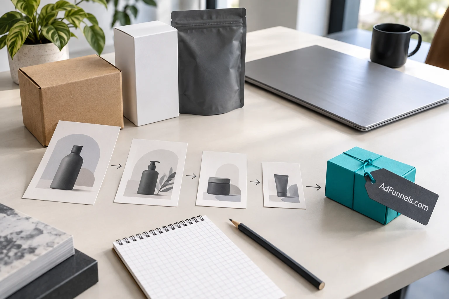 An ecommerce in-house growth desk: an illustrative growth desk composition